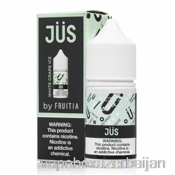 E-Juice Vape White Grape Ice - JUS Salts - 30mL 35mg
